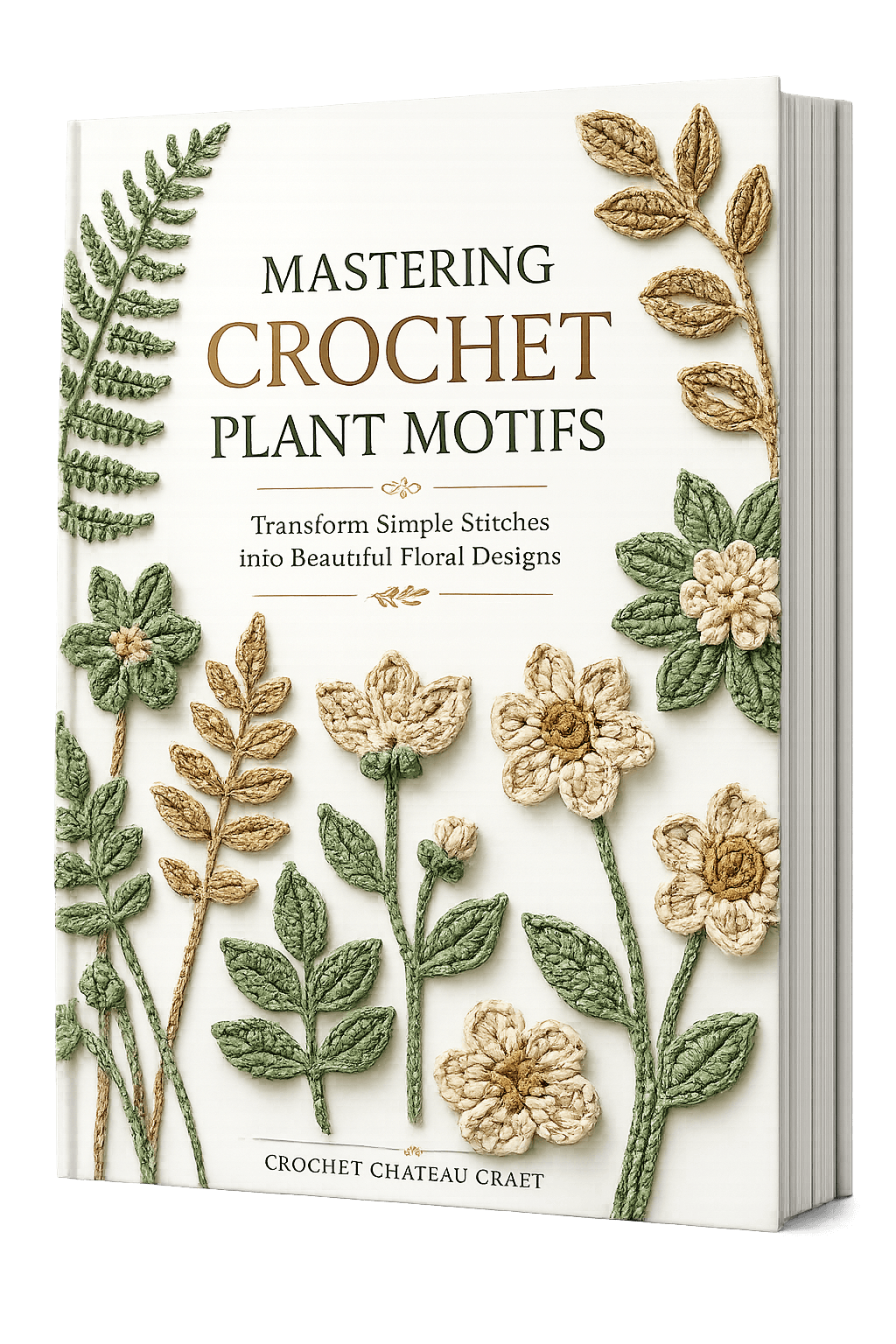 Crochet Chateau Craft | Mastering Crochet Plant Motifs for Easy Croche